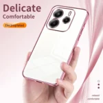 Transparent Plating Fine Hole Phone Case, For Redmi Note14 4G 163.25mm - Image 5