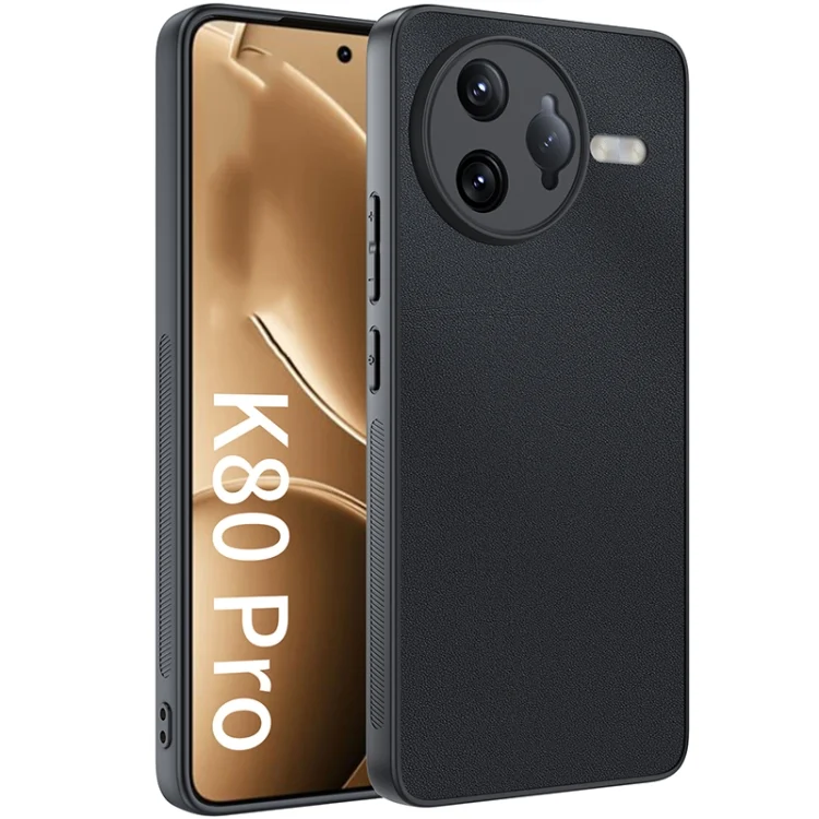 Ultra-thin Plain Skin Leather Phone Case, For Redmi K80 Pro / Poco F7 Ultra, For Redmi K80 / Poco F7 Pro