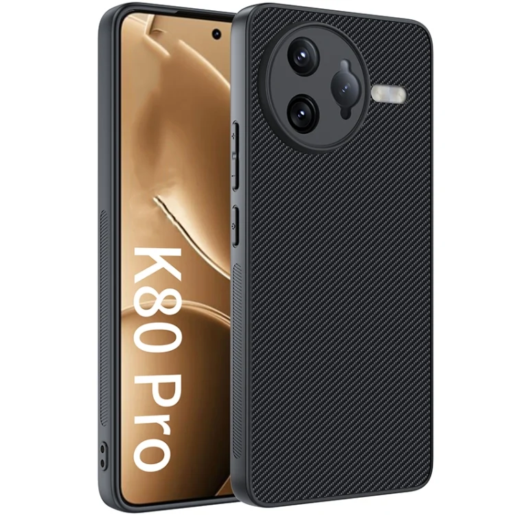 Ultra-thin Carbon Fiber Texture Printing Phone Case, For Redmi K80 Pro / Poco F7 Ultra, For Redmi K80 / Poco F7 Pro