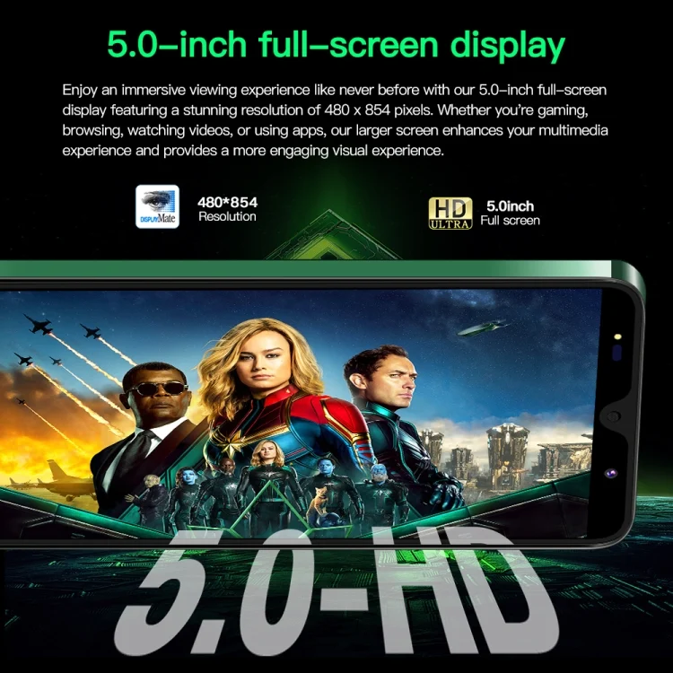 EDA0074800_B3.webp Povo6 Neo / DP29, 1GB+16GB, Face Identification, 5.0 inch Android 8.1 MTK6580M Quad Core, Network: 3G, Dual SIM - Image 4