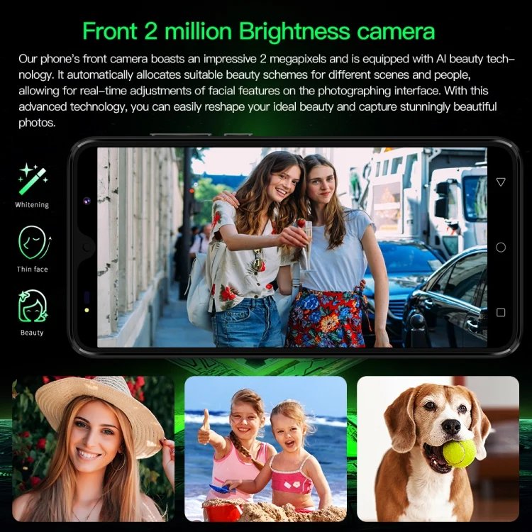 EDA0074800_B6.webp Povo6 Neo / DP29, 1GB+16GB, Face Identification, 5.0 inch Android 8.1 MTK6580M Quad Core, Network: 3G, Dual SIM - Image 7