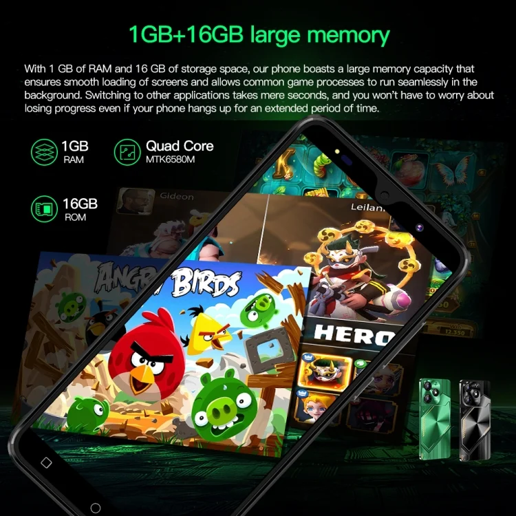 EDA0074800_B7.webp Povo6 Neo / DP29, 1GB+16GB, Face Identification, 5.0 inch Android 8.1 MTK6580M Quad Core, Network: 3G, Dual SIM - Image 8