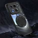 360 Holder MagSafe Acrylic Hybrid TPU Phone Case, For Xiaomi 15 Pro, For Xiaomi 15