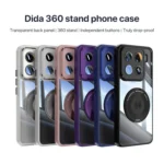 360 Holder MagSafe Acrylic Hybrid TPU Phone Case, For Xiaomi 15 Pro, For Xiaomi 15 - Image 2