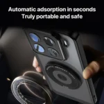 360 Holder MagSafe Acrylic Hybrid TPU Phone Case, For Xiaomi 15 Pro, For Xiaomi 15 - Image 8