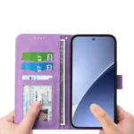 Dierfeng Dream Line TPU Hybrid PU Leather Phone Case, For Xiaomi 15 - Image 4