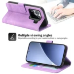 Dierfeng Dream Line TPU Hybrid PU Leather Phone Case, For Xiaomi 15 - Image 5