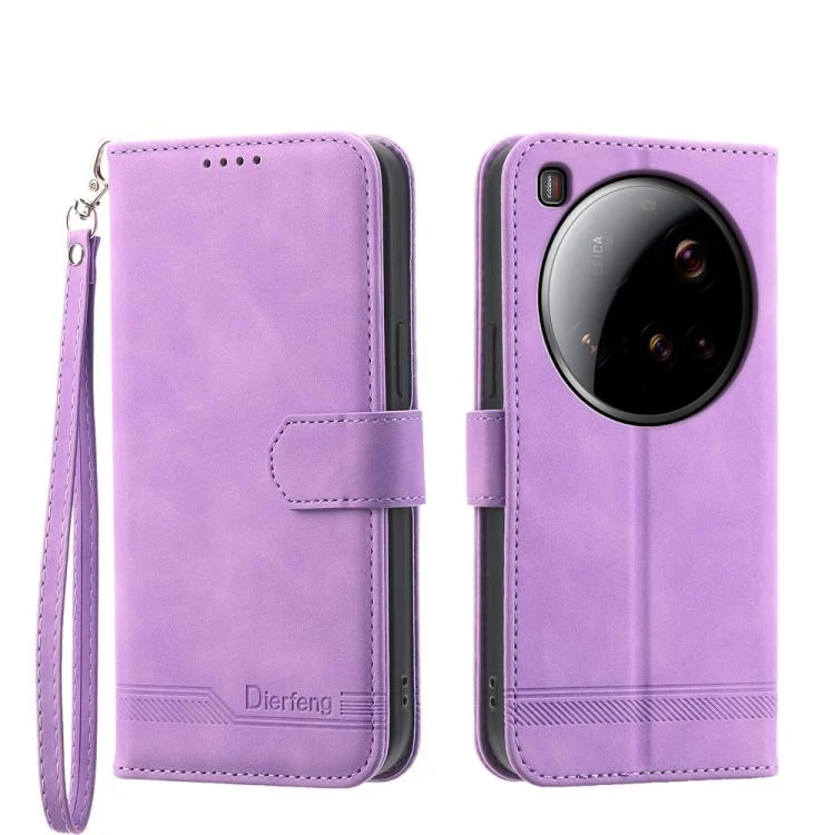 Dierfeng Dream Line TPU Hybrid PU Leather Phone Case, For Xiaomi 15 Ultra, For Xiaomi Poco X7 Pro / Redmi Turbo 4, For Xiaomi 15 Pro