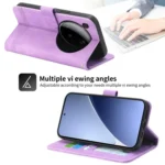 Dierfeng Dream Line TPU Hybrid PU Leather Phone Case, For Xiaomi 15 Ultra, For Xiaomi Poco X7 Pro / Redmi Turbo 4, For Xiaomi 15 Pro - Image 5