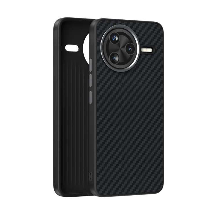 ABEEL C Carbon Fiber Series 6D Micro Relief MagSafe Phone Case, For Redmi K80 Pro, For Redmi K80, For Redmi K80 Pro Champion Edition