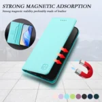 RC01 Dual-Folded Magnetic Suction RFID Leather Phone Case, For vivo Y19s 4G Global, For vivo X200 - Image 6