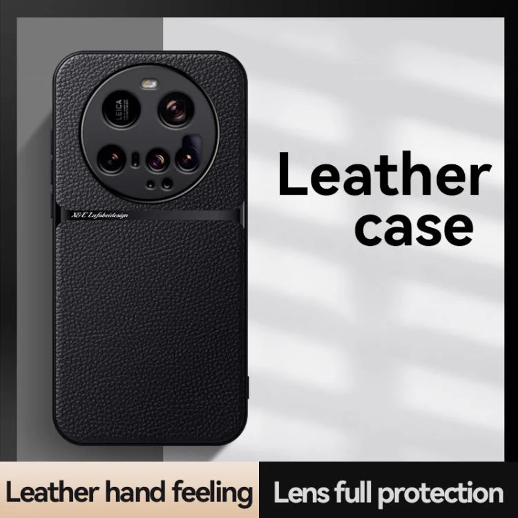 EDA007492216A_1.webp Litchi Leather Magnetic Full Coverage Shockproof Phone Case, For Xiaomi 15 Ultra, For Xiaomi Poco M7 Pro 5G, For Xiaomi 15 Pro - Image 2