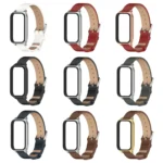 Mijobs Metal Shell Microfiber PU Leather Watch Band - Image 3