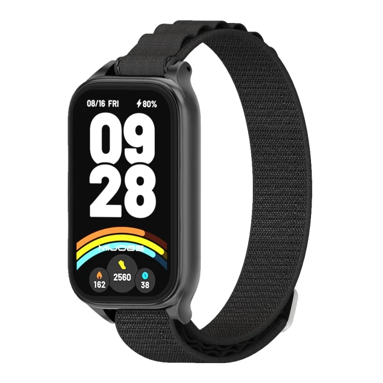 Mijobs Metal Shell Nylon Watch Band