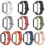 Mijobs Metal Shell Silicone Watch Band - Image 3