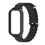 Mijobs Metal Shell Marine Silicone Watch Band - Image 5