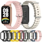 Mijobs Metal Shell Marine Silicone Watch Band - Image 2
