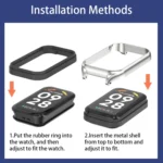 Mijobs Metal Shell Nylon Loop Watch Band - Image 4