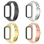 Mijobs Metal Shell Three-Bead Stainless Steel Watch Band - Image 3