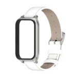 Mijobs Metal Shell Genuine Leather Watch Band - Image 5