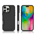 Shockproof MagSafe Armor PC Hybrid TPU Phone Case, For iPhone 16 Pro Max, For iPhone 16 Pro - Image 3