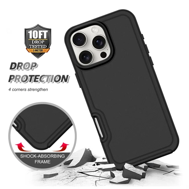 EDA007496001A_5.webp Shockproof MagSafe Armor PC Hybrid TPU Phone Case, For iPhone 16 Pro Max, For iPhone 16 Pro - Image 6