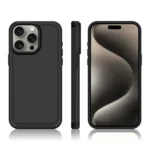 Shockproof MagSafe Armor PC Hybrid TPU Phone Case, For iPhone 15 Pro Max, For iPhone 15 Pro - Image 3