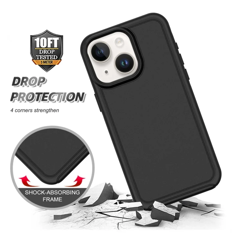 EDA007496007A_5.webp Shockproof MagSafe Armor PC Hybrid TPU Phone Case, For iPhone 15 Plus, For iPhone 15 - Image 6