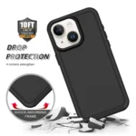 Shockproof MagSafe Armor PC Hybrid TPU Phone Case, For iPhone 14 Plus, For iPhone 14 - Image 6