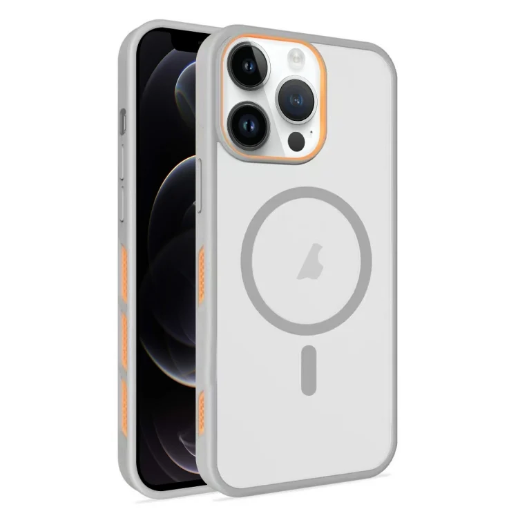 Frosted Translucent Side Ice Fog Cooling MagSafe Phone Case, For iPhone 12 Pro Max, For iPhone 12 Pro, For iPhone 11 Pro Max, For iPhone 11