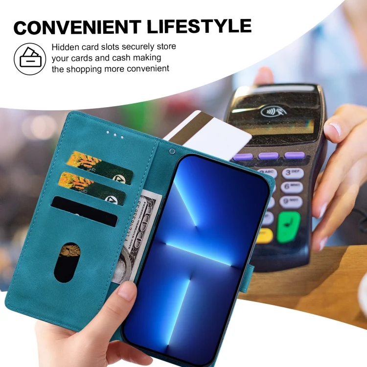 EDA007496604A_7.webp Lace Floral Embossed Magnetic Buckle PU Phone Case With Wrist Strap, For Xiaomi 14T Pro, For Xiaomi 14T, For Xiaomi 14 Pro, For Xiaomi 14 - Image 8