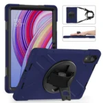 Rotatable Holder Silicone Hybrid PC Tablet Case with Shoulder Strap, For Xiaomi Redmi Pad Pro 12.1