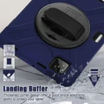 Rotatable Holder Silicone Hybrid PC Tablet Case with Shoulder Strap, For Xiaomi Pad 7 / 7 Pro, For Xiaomi Redmi Pad SE 8.7 - Image 5