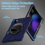 Rotatable Holder Silicone Hybrid PC Tablet Case with Shoulder Strap, For Xiaomi Pad 7 / 7 Pro, For Xiaomi Redmi Pad SE 8.7 - Image 7