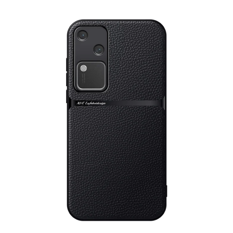 Litchi Leather Magnetic Full Coverage Shockproof Phone Case, For vivo S18 / vivo V30, For vivo S18 Pro / vivo V30 Pro, For vivo iQOO Neo9