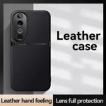 Litchi Leather Magnetic Full Coverage Shockproof Phone Case, For vivo S19, For vivo X100s, For vivo X100 Ultra - Image 2