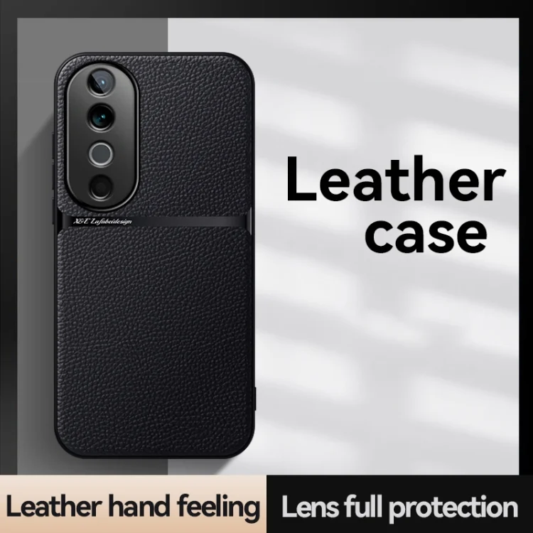 EDA007503520A_1.webp Litchi Leather Magnetic Full Coverage Shockproof Phone Case, For vivo S19, For vivo X100s, For vivo X100 Ultra - Image 2