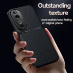 Litchi Leather Magnetic Full Coverage Shockproof Phone Case, For vivo S19, For vivo X100s, For vivo X100 Ultra - Image 3