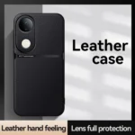 Litchi Leather Magnetic Full Coverage Shockproof Phone Case, For vivo S20 Pro, For vivo iQOO 13, For vivo X200 - Image 2