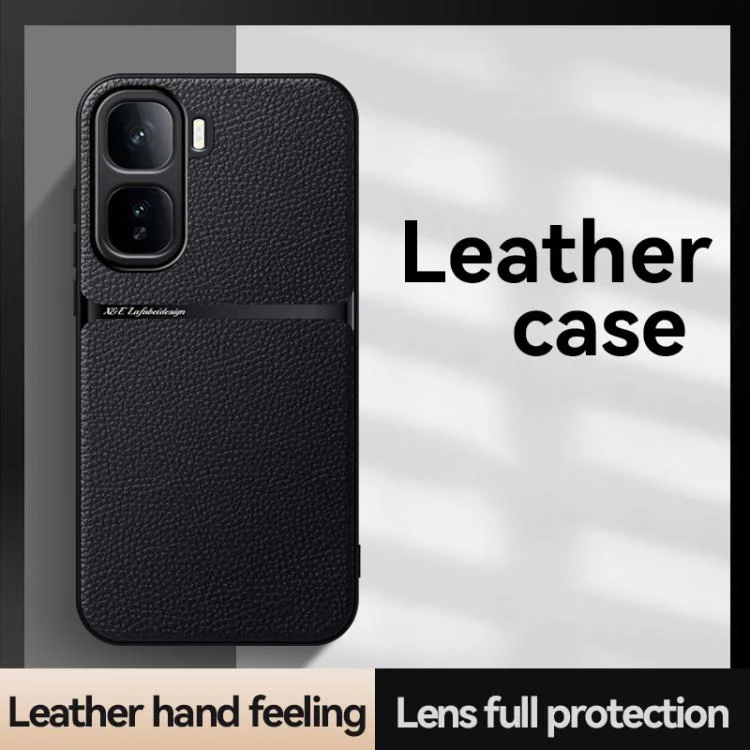 EDA007503545A_1.webp Litchi Leather Magnetic Full Coverage Shockproof Phone Case, For vivo iQOO Neo 10 5G, For vivo V50, For vivo S20 - Image 2