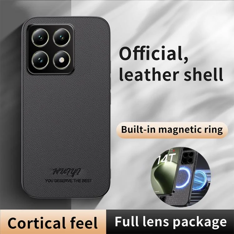 EDA007506204A_1.webp HUIYI Leather Magnetic Phone Case, For Xiaomi 14T - Image 2