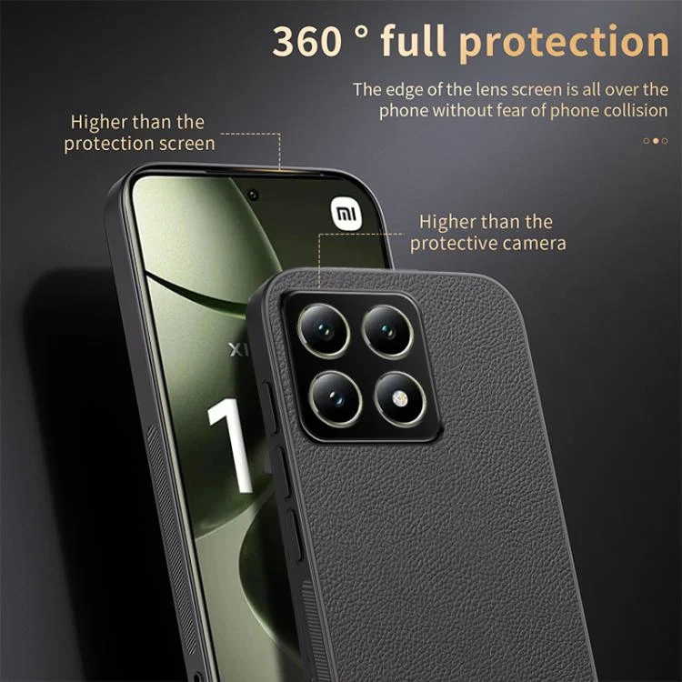 EDA007506204A_3.webp HUIYI Leather Magnetic Phone Case, For Xiaomi 14T - Image 4