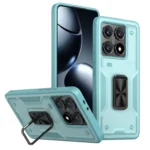 Ring Holder PC Hybrid TPU Phone Case, For Xiaomi 14T Pro