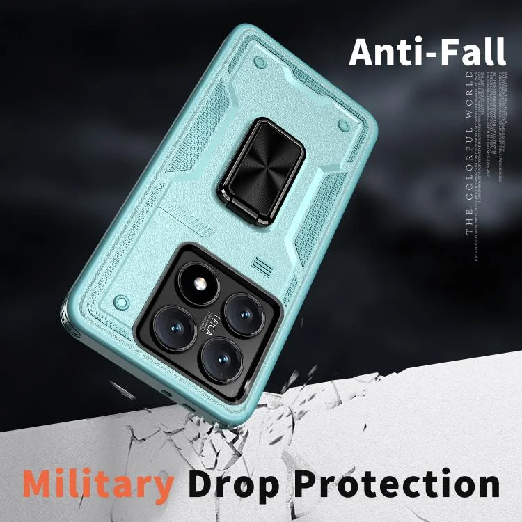 EDA007516101A_2.webp Ring Holder PC Hybrid TPU Phone Case, For Xiaomi 14T Pro - Image 3