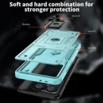 Ring Holder PC Hybrid TPU Phone Case, For Xiaomi 14T Pro - Image 4