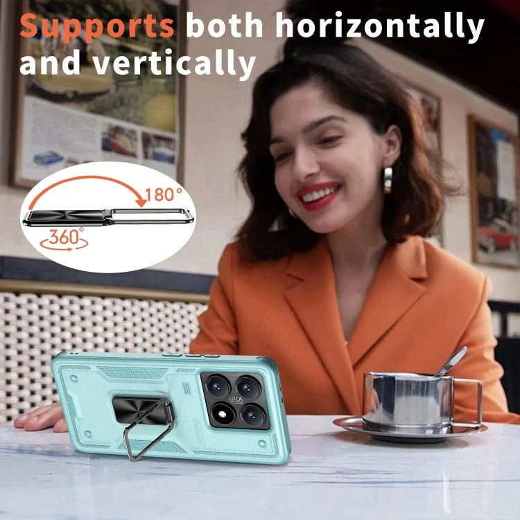 EDA007516101A_5.webp Ring Holder PC Hybrid TPU Phone Case, For Xiaomi 14T Pro - Image 6