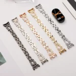 U-shaped Diamond Bracelet Metal Watch Band - Image 3