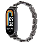 Four-petaled Flower Diamond Bracelet Metal Watch Band