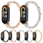 Wheat Ear Diamond Bracelet Metal Watch Band - Image 2