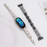 Wheat Ear Diamond Bracelet Metal Watch Band - Image 4